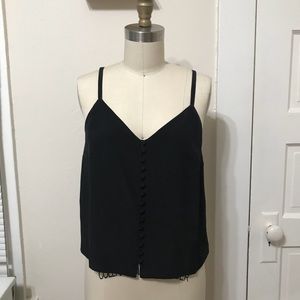 Madewell Black Silk Tank